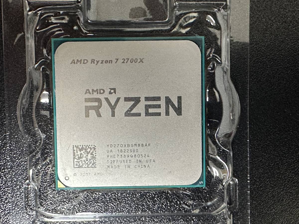 AMD Ryzen 7 2700X 完動品 高質で安価 www.shelburnefalls.com