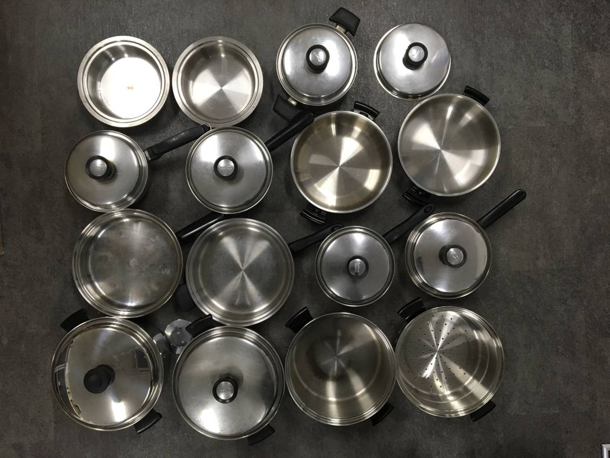 アムウェイ ロイヤルクイーン 両手鍋 片手鍋 蒸し器 調理器具 キッチン