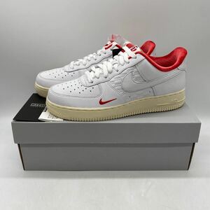 【26.5cm】新品 KITH NIKE AIR FORCE 1 LOW WHITE RED キス ナイキ エア フォース 1 ロー ホワイト レッド (CZ7926-100) 4234