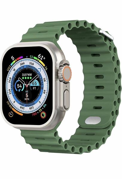 Apple Watch オーシャンバンド アップルウォッチ バンド 38/40/41mm スポーツバンド 交換ベルト シリコン製