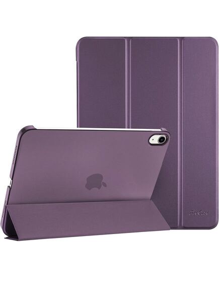 iPad 10世代 ケース 2022 10.9インチ 軽量 耐衝撃 三つ折り スタンド スマートカバー パープル色 iPadケース 新入荷セール限定