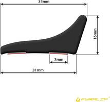 [FYRALIP] 虫よけ ボンネットスポイラー 艶有黒 グロスブラック スズキ用 ソリオ 3代目 モデル用 ポン付け_画像7