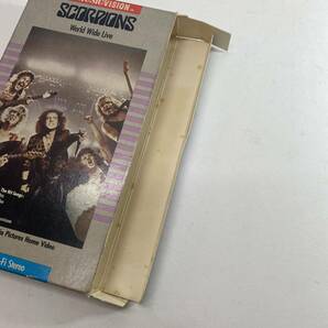 VHS ビデオテープ SCORPIONS スコーピオン World Wide Live ワールドワイドライブ 輸入版 当時物の画像5