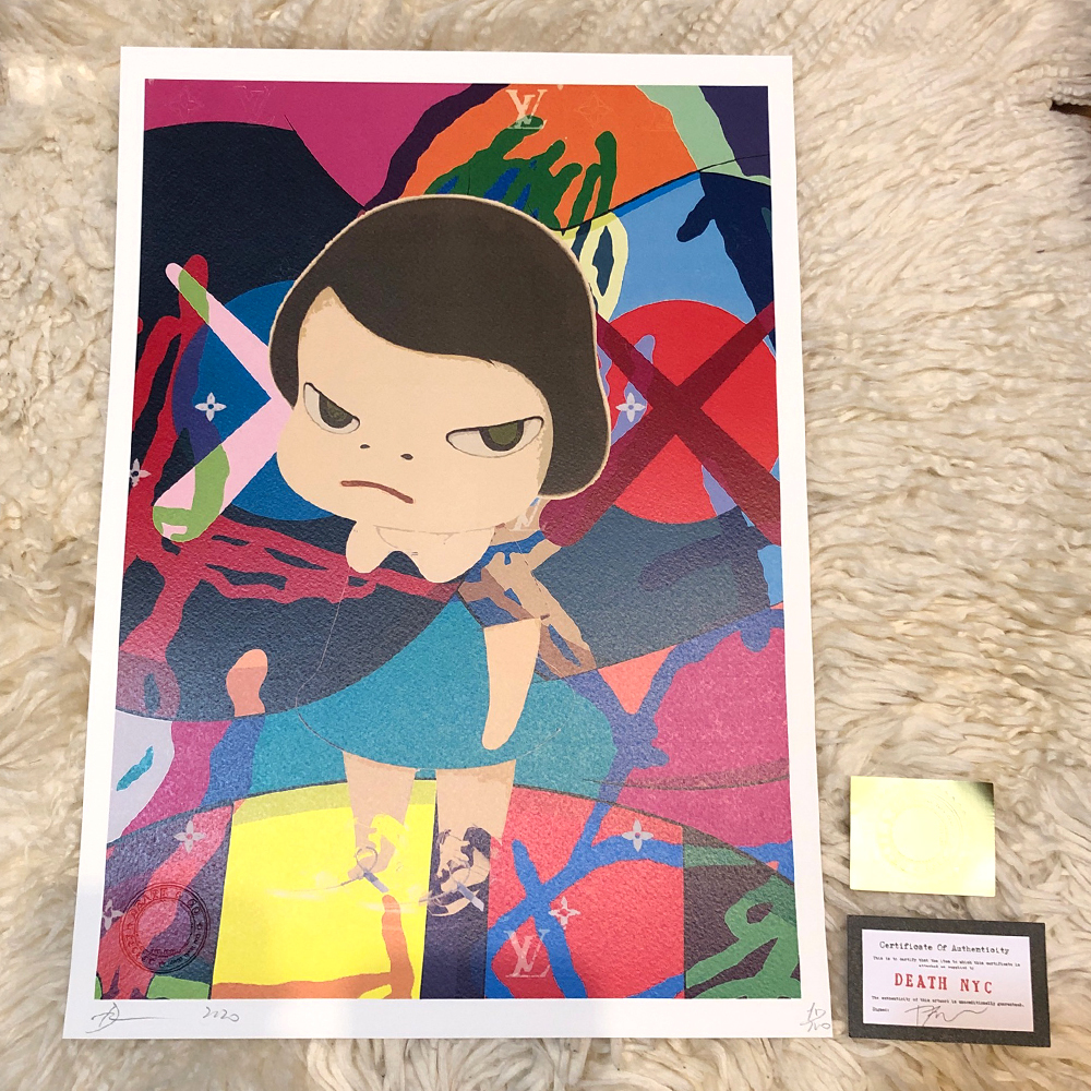 超希少 現代アート 奈良美智 2021年台湾企画展限定ポスター 新品未開封