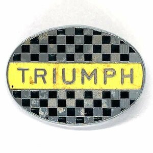 トライアンフ ビンテージ ロゴ ピンバッジ Triumph Vintage Logo Pin 英車 単車 バイク バイカー UK Biker Cafe Racer Caferacer