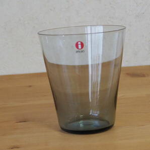 *100年記念品*iittala/イッタラ*カルティオ*マウスブロー*タンブラー*刻印あり*グレー*の画像2