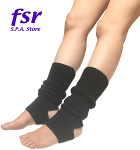  leg warmers arm cover cooling measures protection against cold yoga Roo z socks Jim fitness Golf going to school commuting socks Black all 4 color B07FN38BG7