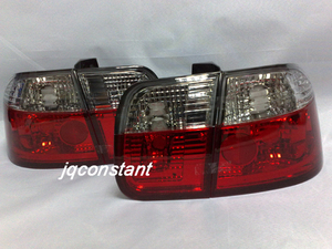 1996-1998y EK Civic previous term sedan for crystal tail lamp red clear 