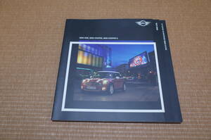 [ rare valuable ultra rare ]MINI Mini ONE one Cooper Cooper S 3 door thickness . version main catalog 2009 year 4 month version 103 page 50 anniversary Logo have 