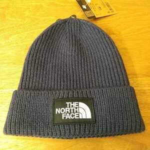 即決！ 新品正規品 THE NORTH FACE TNF LOGO BOX CUF BEANIE ニット帽 ビーニー U ボックスロゴ ネイビー ユニセックス