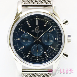 [ price cut negotiations possible ]BREITLING Breitling trance Ocean AT man wristwatch SS chronograph used regular OH settled AB0151[ pawnshop . shop ]