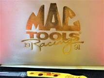 MAC TOOLS Racing １９９１ マックツール レーシング 記念品 ロックバックトリオ 限定品 超希少 激レア 絶版 ドライバーサイン入り 未使用_画像9