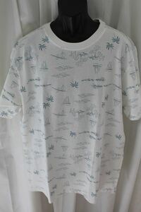 ピコ PIKO メンズ半袖Tシャツ ホワイト XXLサイズ 新品 HAWAIIAN LONGBOARD WEAR 白