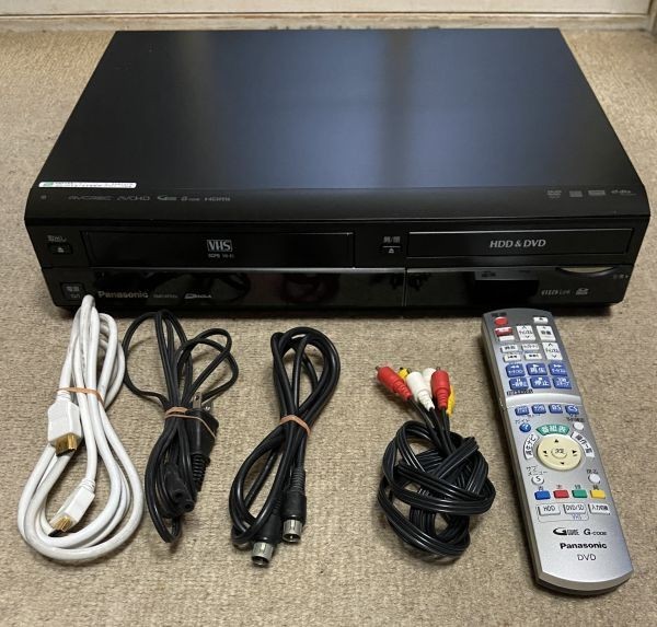 パナソニック DIGA DMR-XP22V リモコン付 ビデオテープ保存に テレビ 