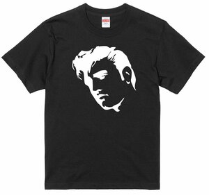 エルビス プレスリー ? Tシャツ 1950s 黒地 オールディーズ キング エルヴィス ロックンロール ロカビリー e2