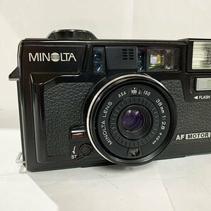 当時物 MINOLTA HI-MATIC AF2-M フィルムカメラ ミノルタ オートフォーカスアンティーク 昭和レトロ パーツ取り（菱）の画像2