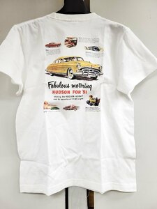 限定 アメカジ ハドソンＴシャツ S 白 2736 ホーネット カーデザイン hudson アメ車 アドバタイジング