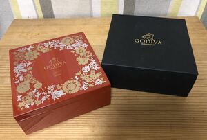 重箱★GODIVA 50周年アニバーサリー★漆器★山田平安堂★約W15×H7×D6.5cm★ゴディバ