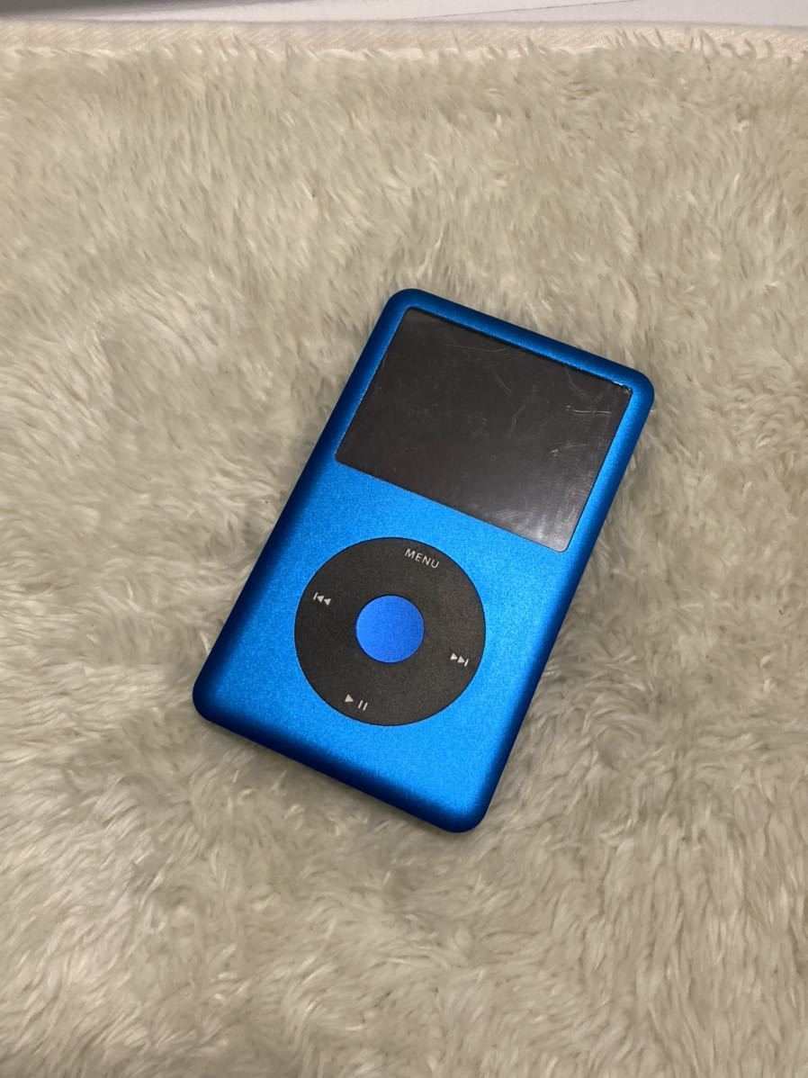 少Apple iPod classic 第6 5世代 160GBから512GB ブルー 青色 青