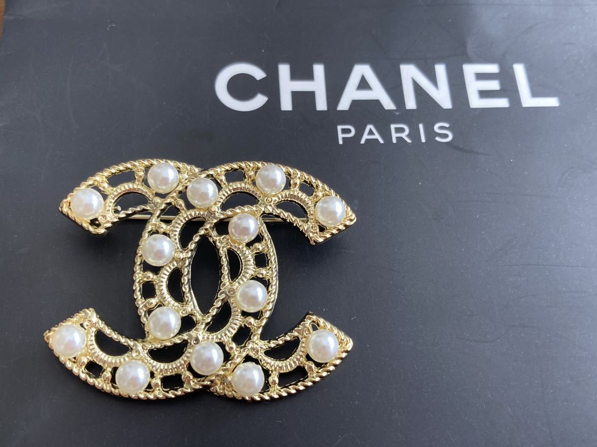 お買い物ガイド 超希少 ヴィンテージ CHANEL ココマーク パール