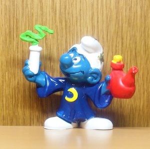  Smurf figure Mahou Tsukai blue PVC Smurf Ame toy America toy 