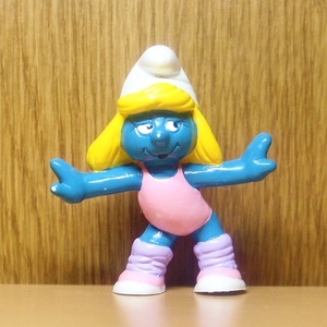  Smurf figure girl aero biPVC Smurf Ame toy America toy 