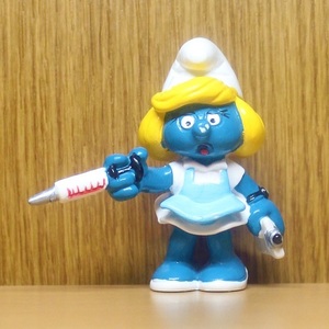 スマーフ　フィギュア　女の子　ナース　看護婦　PVC　Smurf 　アメトイ　アメリカ　トイ