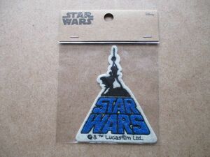 STAR WARS スターウォーズ刺繍ワッペン/ロゴLOGOルーカスフィルムLucasfilm Ltd.ルーカスSF映画PATCHパッチUSAキャラクター S90