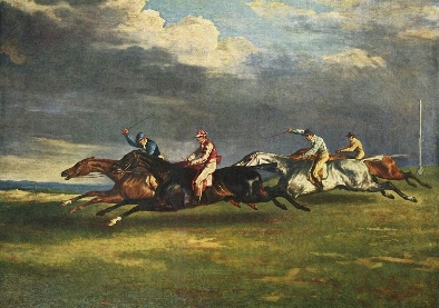 특수 기술을 사용한 Epsom 고품질 프린트의 새로운 Gericault The Races, 나무 프레임, 광촉매 처리, 그리고 다른 세 가지 주요 기능, 특가 1980엔(배송비 포함) 지금 구매하세요, 삽화, 그림, 다른 사람