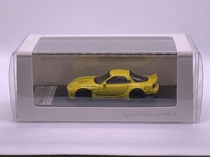 ignition model 1410 Rocket Bunny RX-7 (FD3S) Yellow ロケットバニー ※Tarmac Works限定品