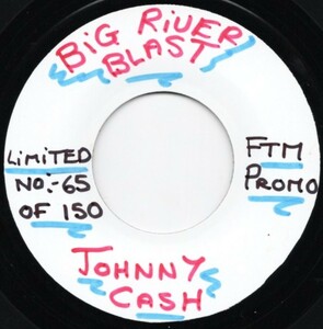 貴重盤 / JOHNNY CASH - BIG RIVER BLAST / JOHN LEE HOOKER - MAD MAN BLUES (FTM ltd 150枚 45') / ロカビリー / Killer BLUES BOPPER