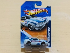 HOTWHEELS '92 FORD MUSTANG フォード マスタング パールホワイト 真珠 HOTWHEELS Racing ホットウィールレーシング