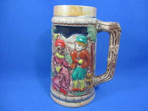  beer mug beer jug ceramics made ceramic art sake cup and bottle [8512]