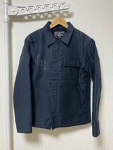 [CUTRATE] 17AW 定価38,500 A-2 DECK JACKET 裏ボア デッキジャケット M ネイビー 日本製 カットレイト_画像1