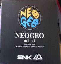 ネオジオミニ NEOGEO mini 本体 SNK 40タイトル収録 餓狼伝説 メタルスラッグ ザキングオブファイターズ_画像1