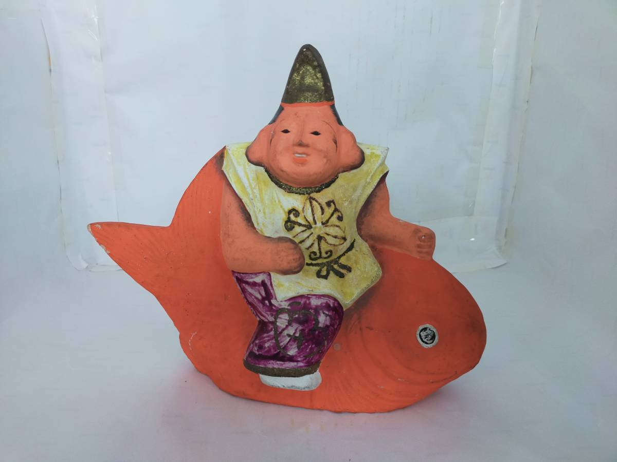 AKa6467 鯛 古い張子 人形 昭和40年 全国郷土玩具祭り ...