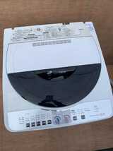 ★福岡市及び近郊限定★ SHARP製 洗濯機 2009年製 6kg／シャープ 一人暮らし (ES-FG60J) 白 ホワイト 単身 家電 洗濯物_画像3