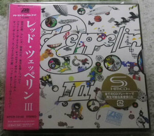  レッド・ツェッペリン / レッド・ツェッペリンⅢ 初回生産限定 紙ジャケット SHM-CD 未開封