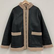 needles Zipped Tibetan Jacket B-9 ムートンジャケット ブラック 黒 Mサイズ ニードルス ボア ブルゾン ネペンテス archive 3010113_画像1