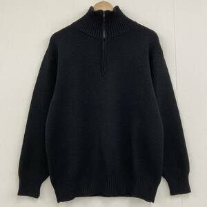 98AW UNDERCOVER EXCHANGE プルオーバー ドライバーズ ニット ウール M アンダーカバー ハーフジップ セーター 90s 初期 archive 3020155