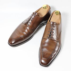 “極美品” 箱/袋付 Crockett&Jones（クロケット&ジョーンズ）TALBOT / タルボット Uチップシューズ UK5.5 E 348ラスト ブラウン 5115