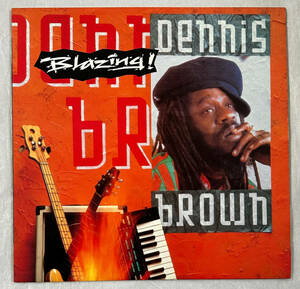 ■1992年 オリジナル UK盤 Dennis Brown - Blazing ! 12”LP GREL 171 Greensleeves Records / Two Friends Records