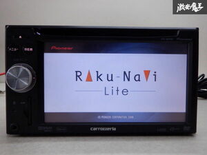 保証付 carrozzeria カロッツェリア メモリーナビ AVIC-MRZ088 DVD再生 CD再生 カーナビ 棚C10