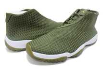 14ss【NIKE/ナイキ】AIR JORDAN FUTURE 《定価￥17.280-》エア・ジョーダン/フューチャー【Iguana/Oliveグリーン】ミッドWOVEN28《箱付》_画像10