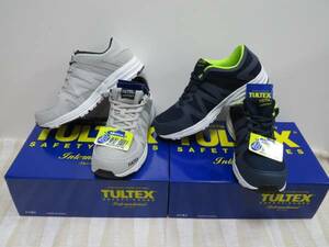  I tosTULTEX super light weight resin . core safety shoes AZ-51649[003 light gray &008 navy *23.5cm] light work oriented goods, color difference 2 pair collection . prompt decision 4500 jpy *