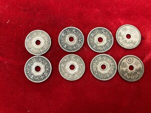 ma ** old coin 10 sen 10 sen Taisho 10 one year 8 sheets collector * Smart letter (180 jpy )