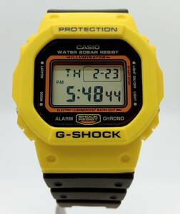 CASIO カシオ G‐SHOCK ジーショック DW-5600TB-1JF イエロー デジタル クオーツ ラバーバンド 腕時計