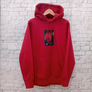 Supreme ARAKI ROSE HOODED SWEATSHIRT RED シュプリーム アラキ ローズ フーデッド スウェットシャツ レッド サイズM