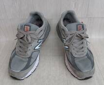 New Balance ニューバランス M990VS4 Made in USA アメリカ製 スニーカー 箱なし 通勤 通学 ウォーキング 27.5 グレー 通年_画像1