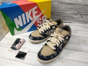 NIKE ナイキ Travis Scott SB DUNK LOW PRM QS CT5053-001 トラヴィス スコット トラビス スニーカー 29cm 店舗受取可